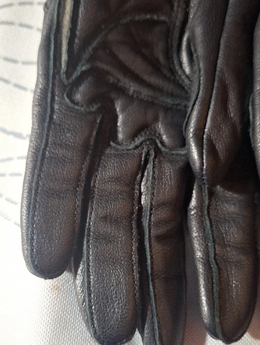 Harley-Davidson Women's Black Leather Riding Gloves